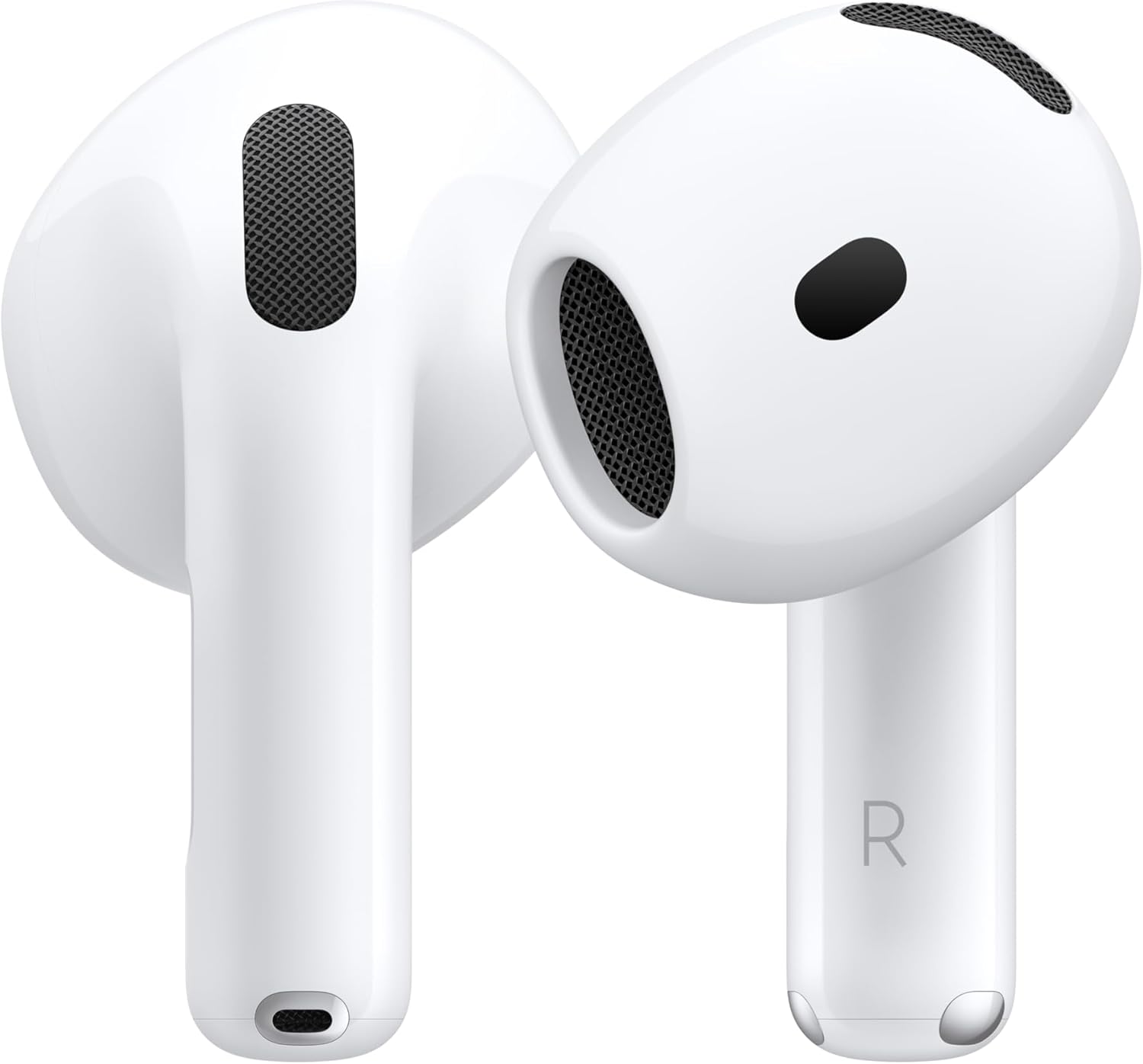 Apple AirPods 4 Bezprzewodowe słuchawki douszne, słuchawki Bluetooth, z aktywną redukcją hałasu, Dźwięk adaptacyjny, Tryb kontaktu, Spersonalizowany dźwięk przestrzenny